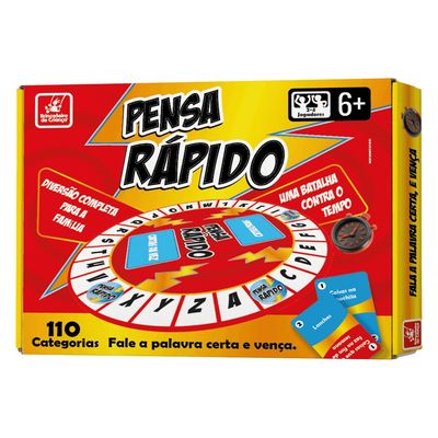 Jogo Pensa Rápido - Brincadeira de Criança