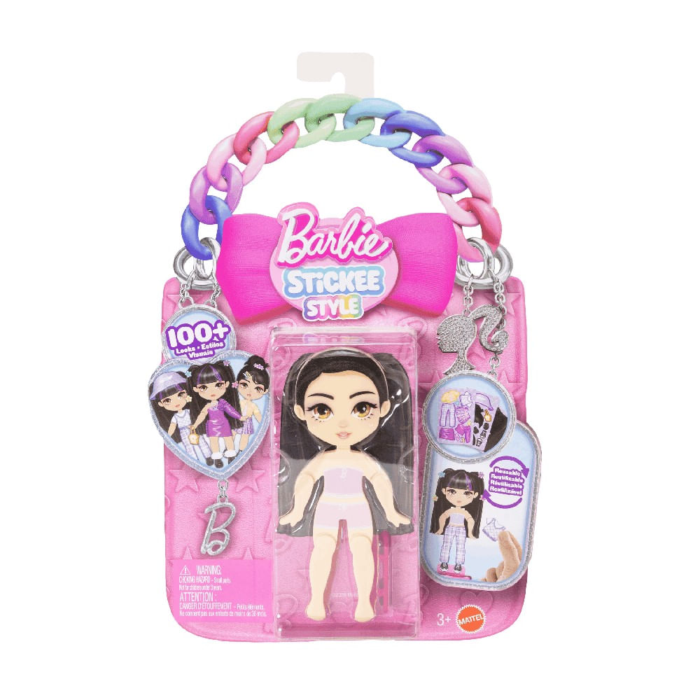 Barbie Stickee Style Surpresa - Mattel