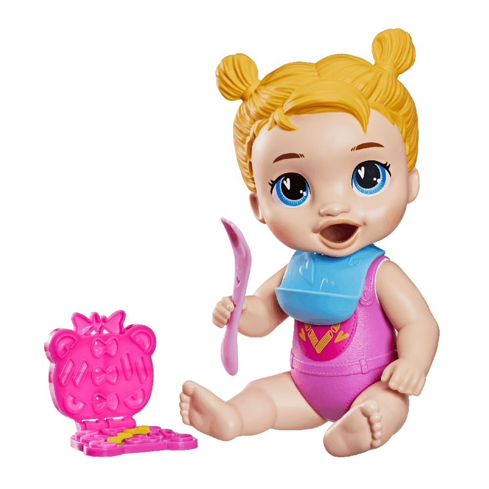 Baby Alive Alimentar o Bebe Harper Hugs Loira - Hasbro