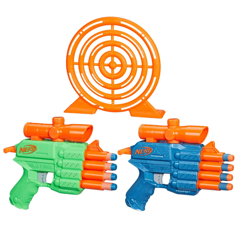 Nerf Elite Kit com 2 Lança Dardos - Hasbro
