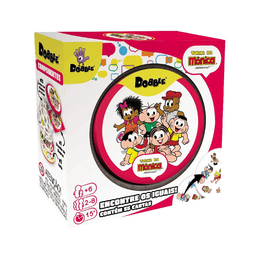Jogo Dobble Turma da Mônica - Asmodee