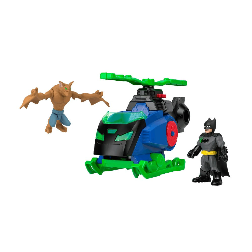 Imaginext Dc Super Friends Helicoptero Do Batman - Mattel