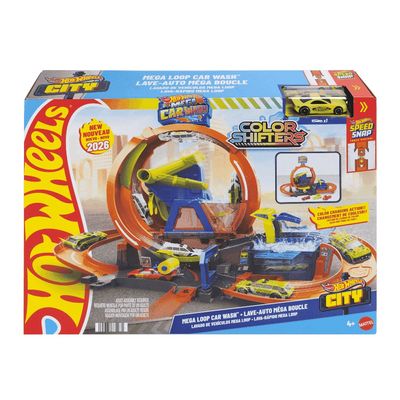 Hot Wheels City Lava Rapido Mega Loop - Mattel