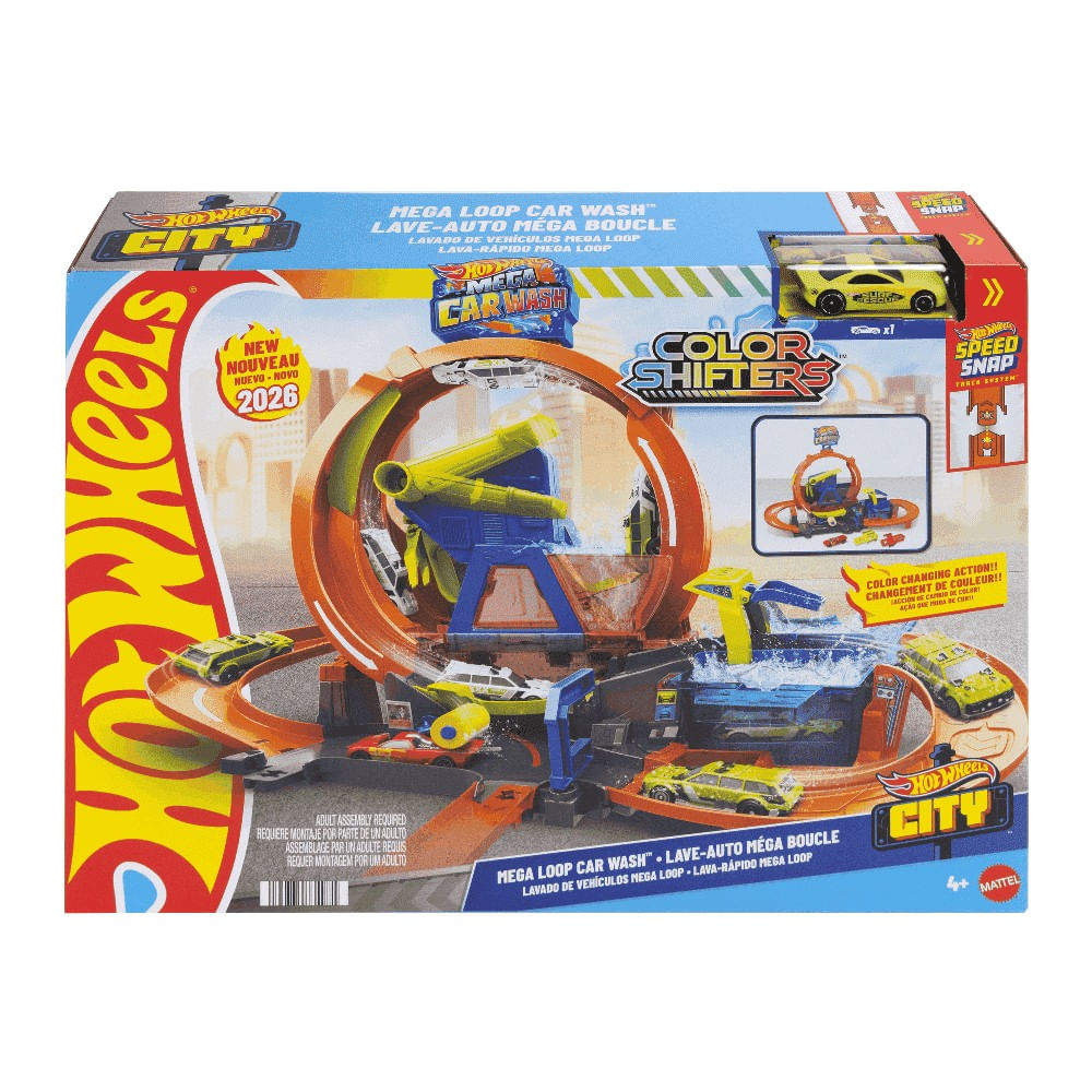Hot Wheels City Lava Rapido Mega Loop - Mattel