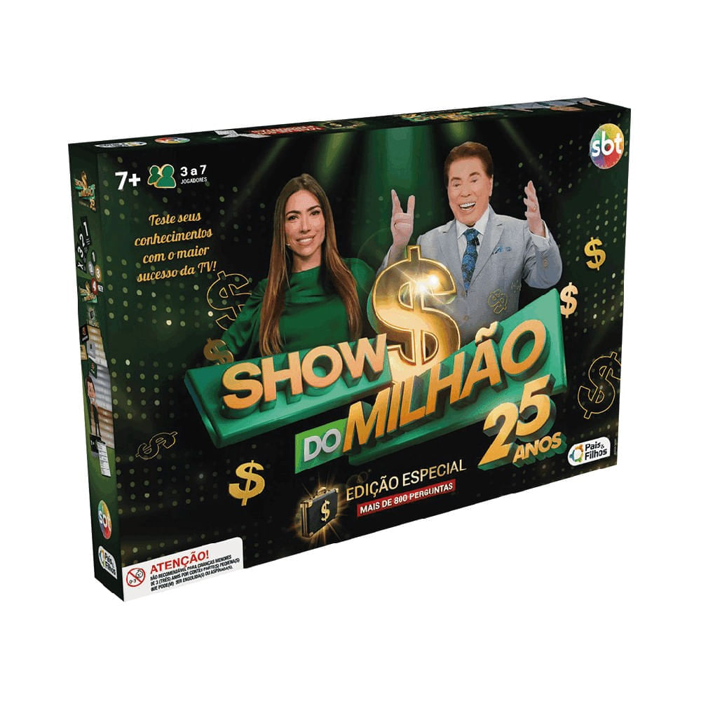 Jogo Show do Milhão Edição Especial - Pais e Filhos