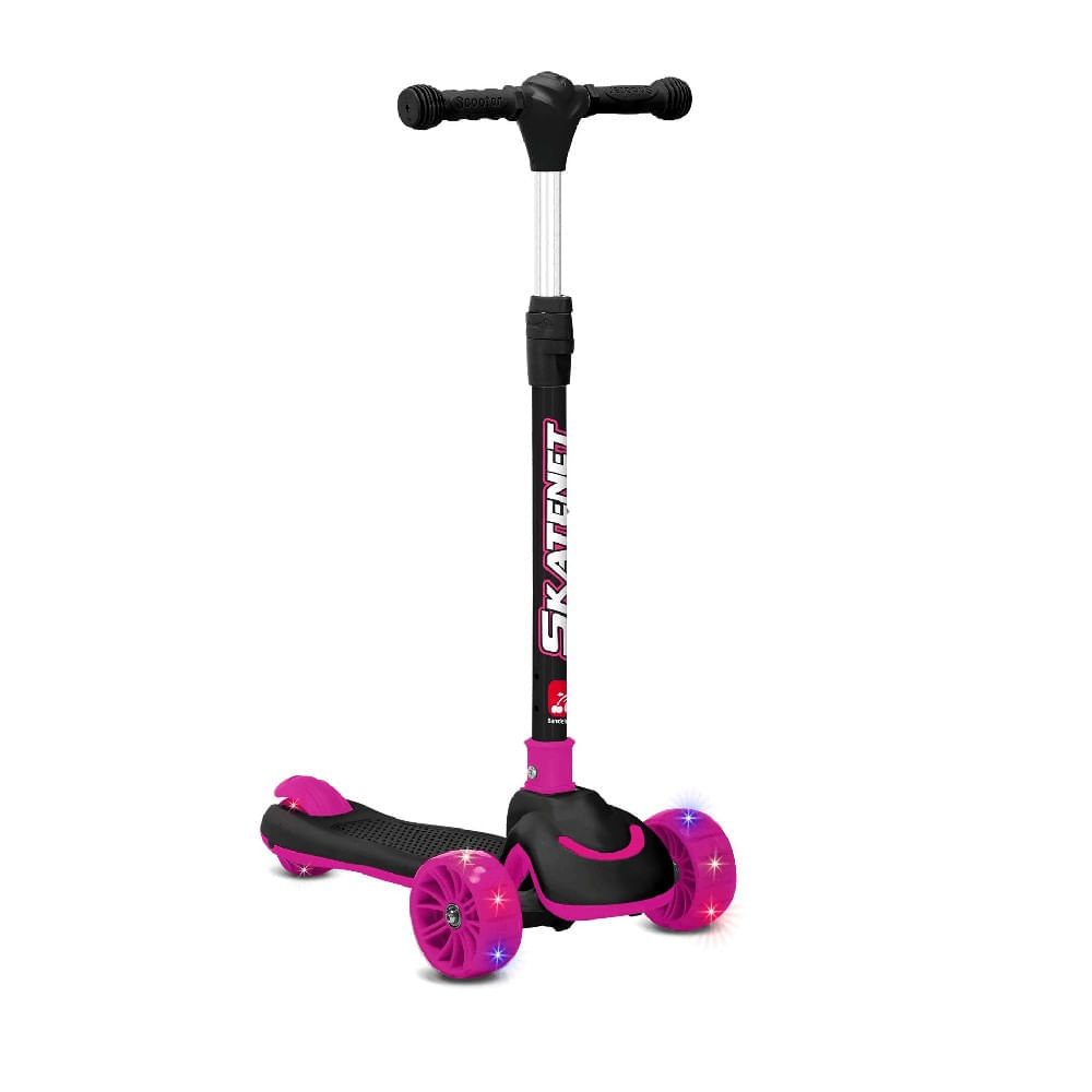 Skatenet LED Dobrável Pink - Bandeirante