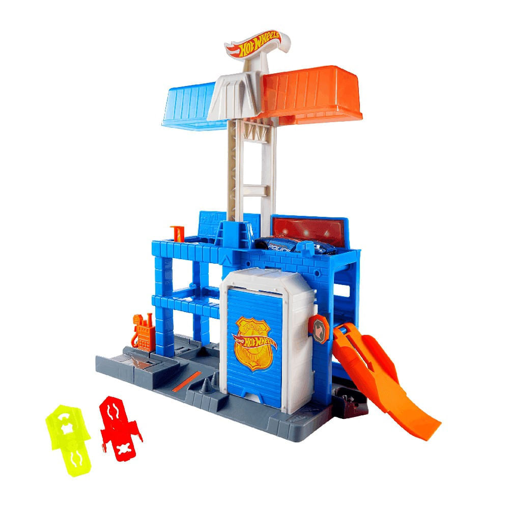 Hot Wheels City Pista Downtown Police Tower - Mattel