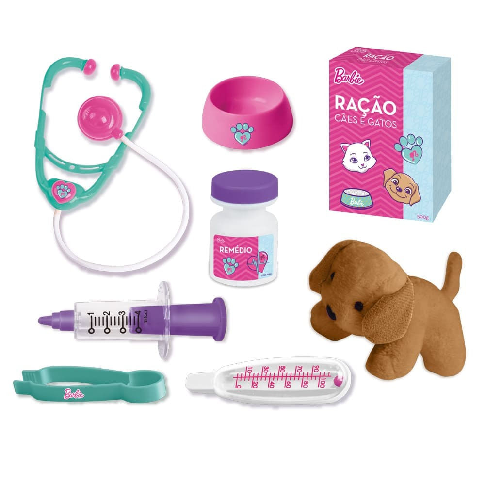 Barbie Veterinária com Cachorrinho -  Fun Divirta-se