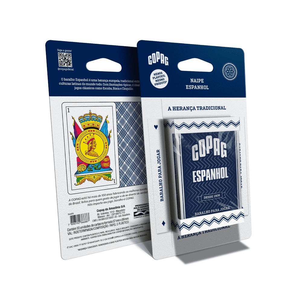 Baralho Espanhol Blister Sortido - Copag