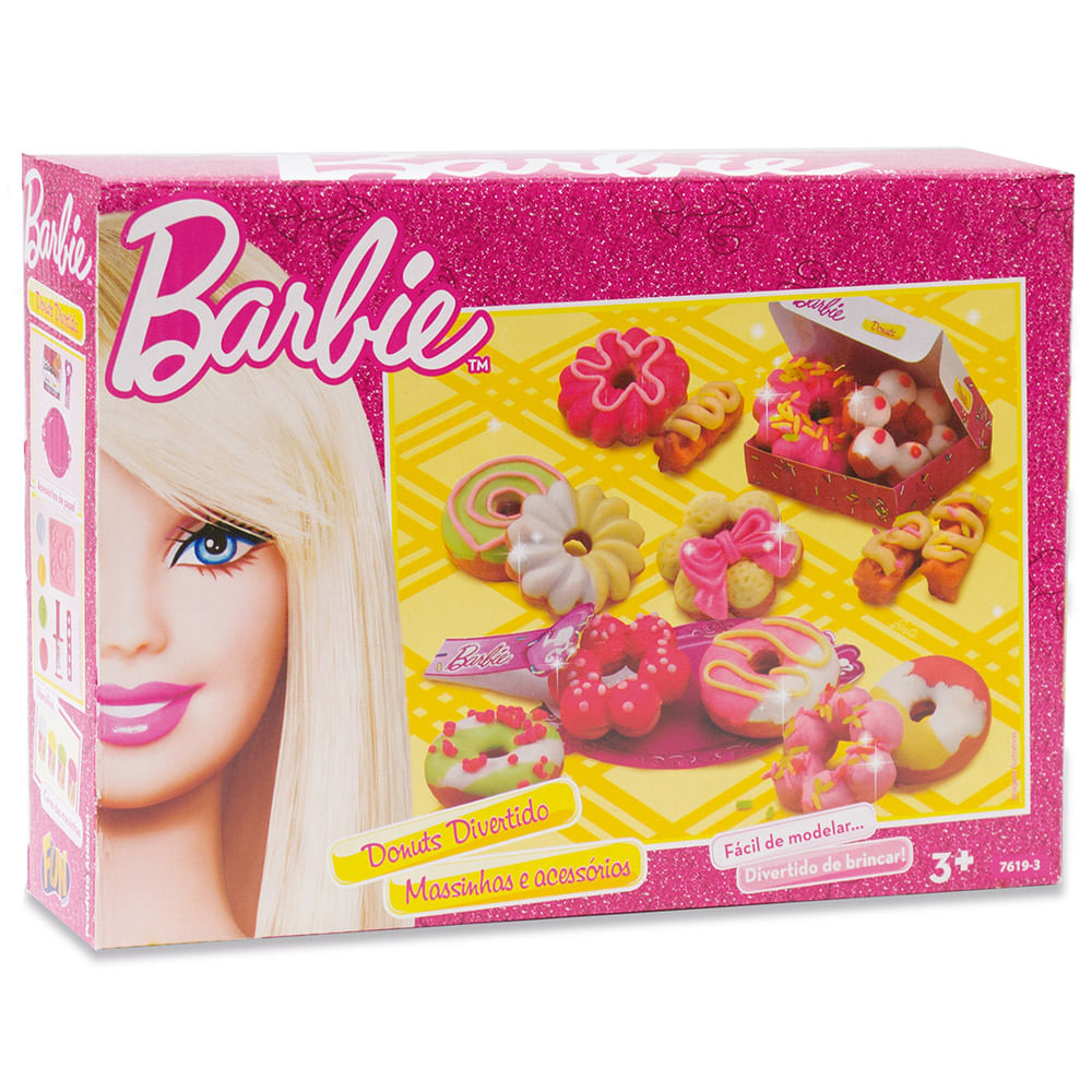 Barbie Massinha Donuts Divertido | Toymania - Toymania