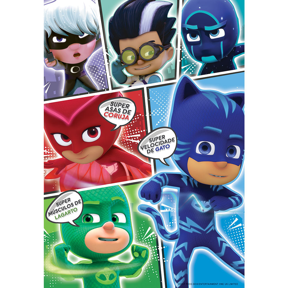 Quebra Cabeça PJ Masks 30 Peças - Grow - Imagem 2