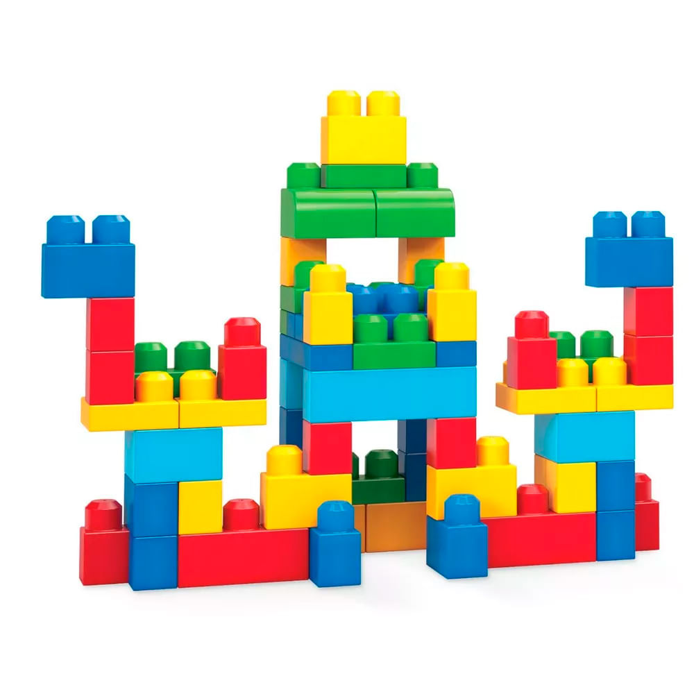 Mega Bloks First Builders Sacola 60 Peças - Mattel - Imagem 3
