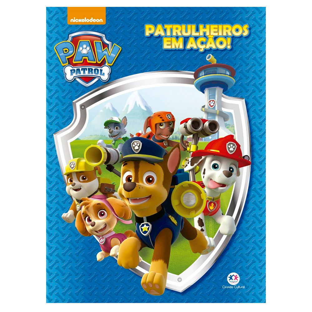 Livro Patrulha Canina Patrulheiros em Ação- Ciranda Cultural