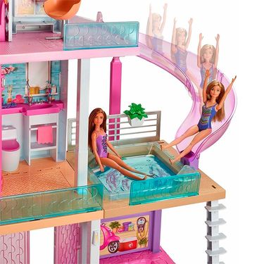 Casa Dos Sonhos Da Barbie Com Escorregador Mattel Toymania Mobile