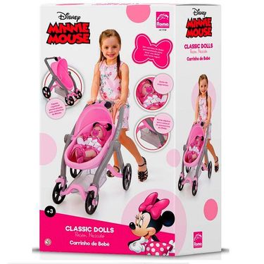 Carrinho De Boneca Classic Dolls Minnie Mouse Roma Toymania Mobile Carrinho De Boneca Classic Dolls Minnie Mouse Roma Toymania Mobile