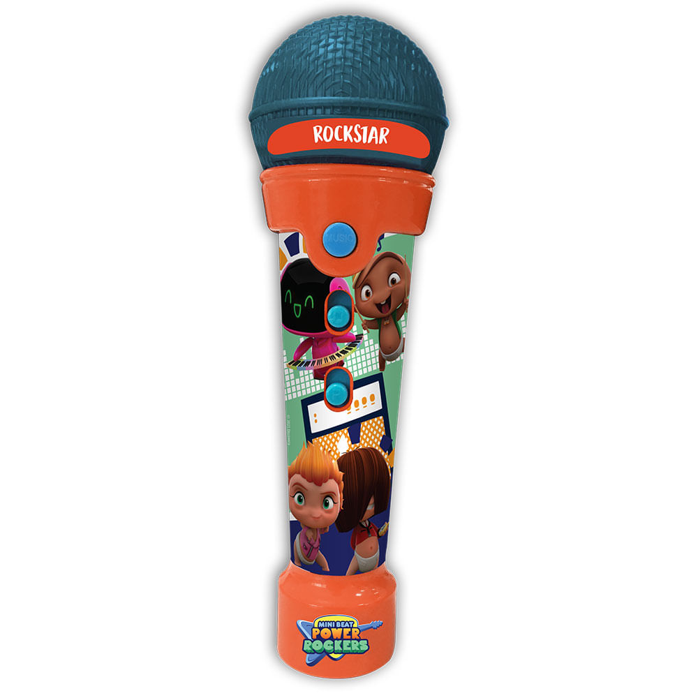 Power Rockers Microfone Rockstar - Fun Divirta-se