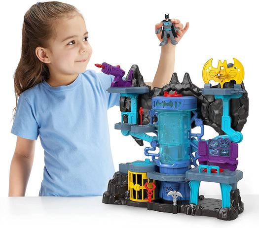 Imaginext Liga da Justiça Batcaverna Bat-Tech - Mattel - Imagem 2