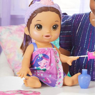 Baby Alive Glam Spa Sereia Morena - Hasbro | Toymania - KIMANIA Mobile