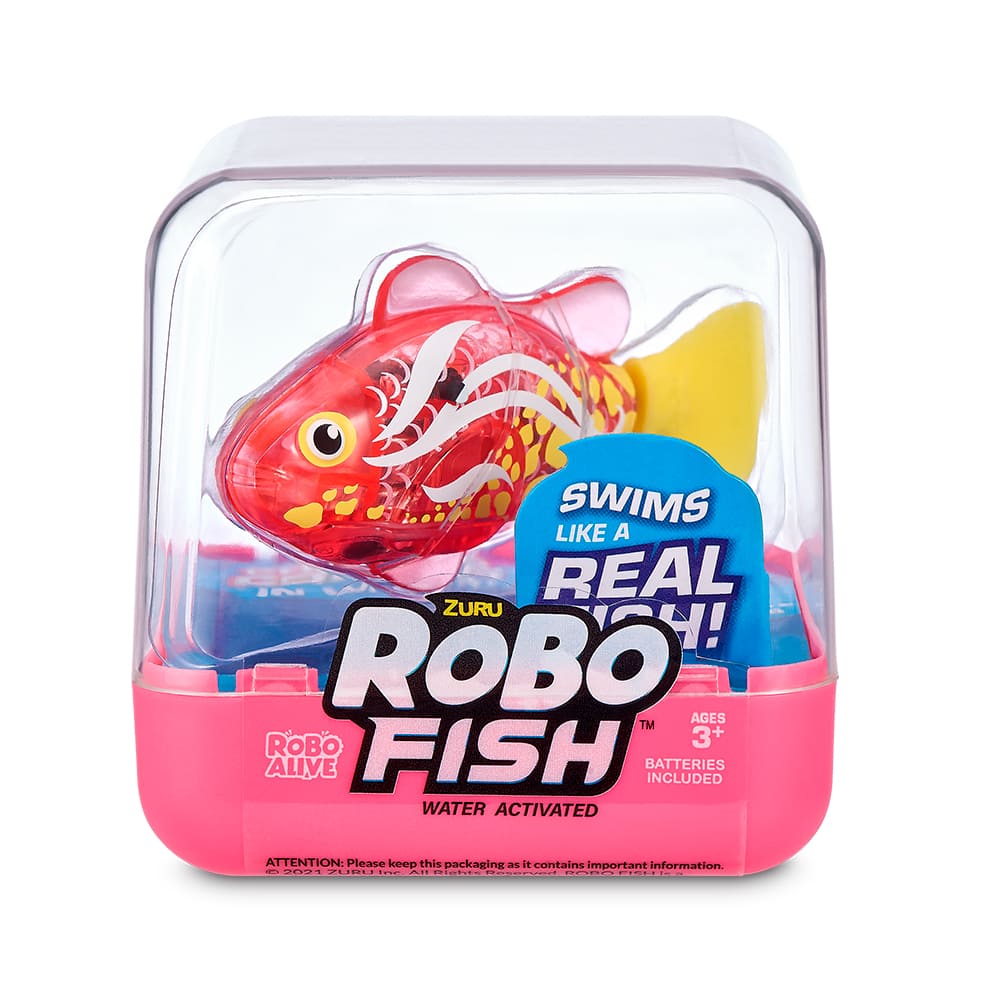 Robô Alive Fish Nada de Verdade Rosa - Fun Divirta-se - Imagem 2