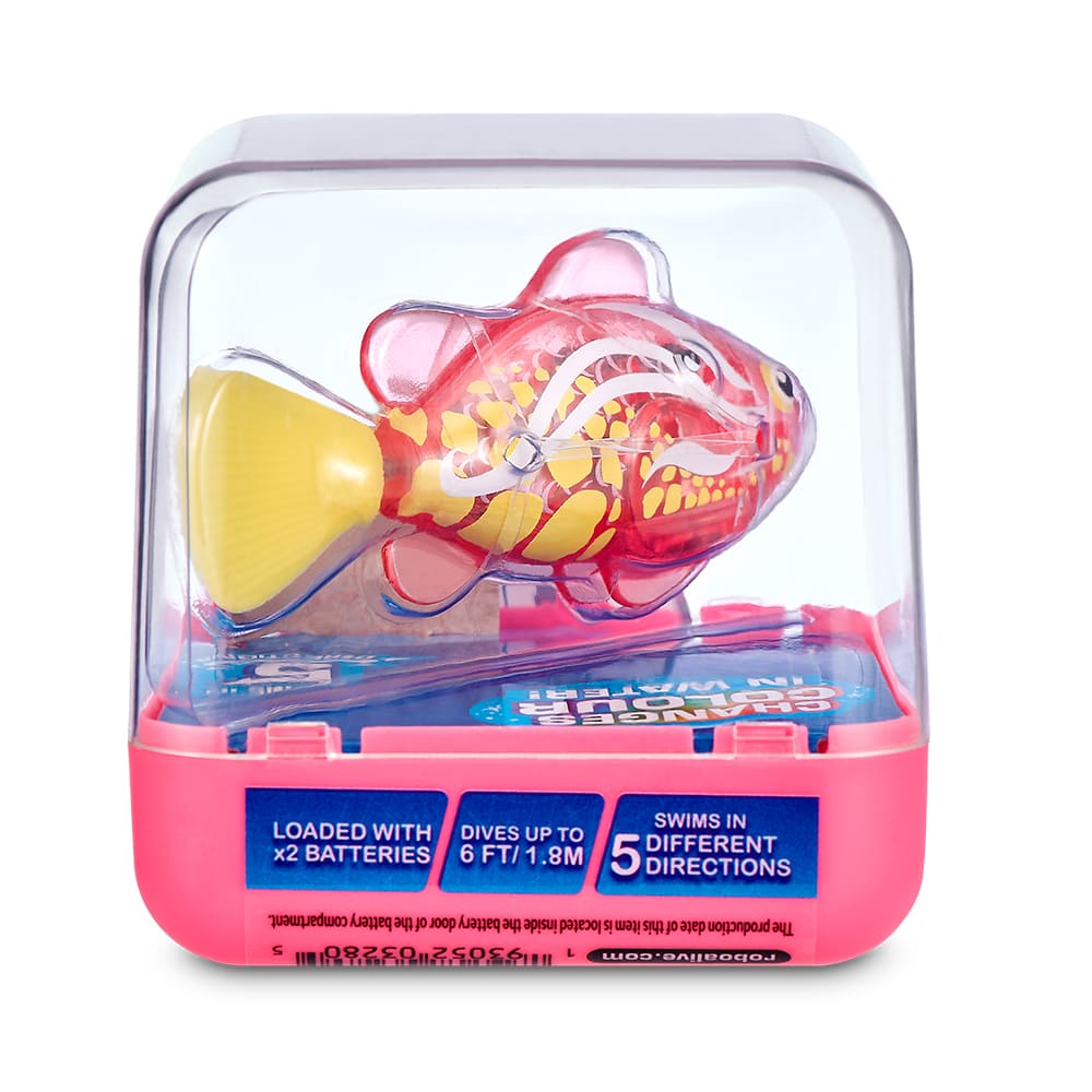 Robô Alive Fish Nada de Verdade Rosa - Fun Divirta-se - Imagem 3