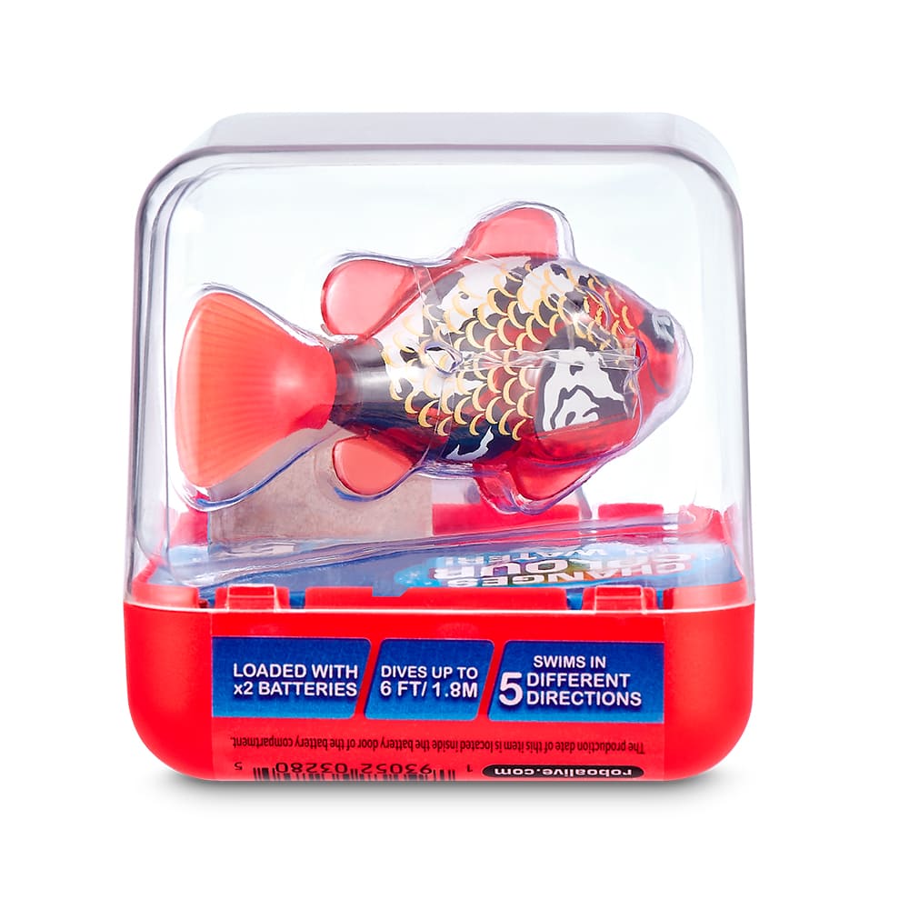 Robô Alive Fish Nada de Verdade Vermelho - Fun Divirta-se - Imagem 3