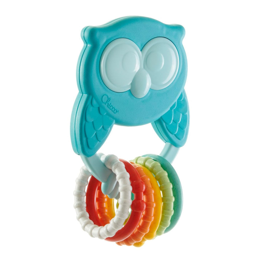 Chocalho Mordedor Coruja Owly - Chicco - Imagem 2