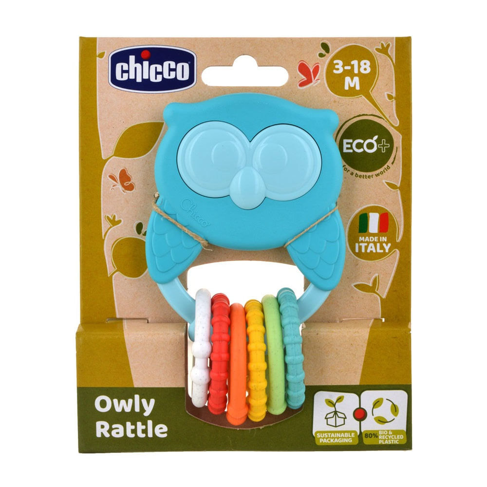 Chocalho Mordedor Coruja Owly - Chicco - Imagem 3