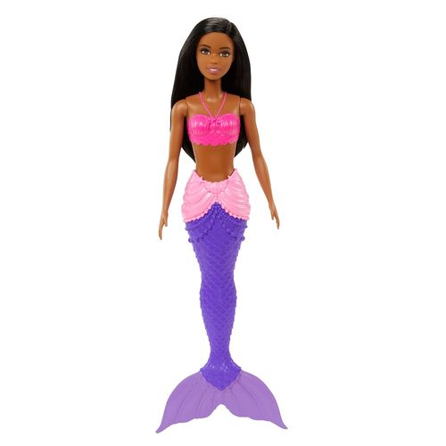 Barbie Sereia Morena com Cauda Roxa - Mattel