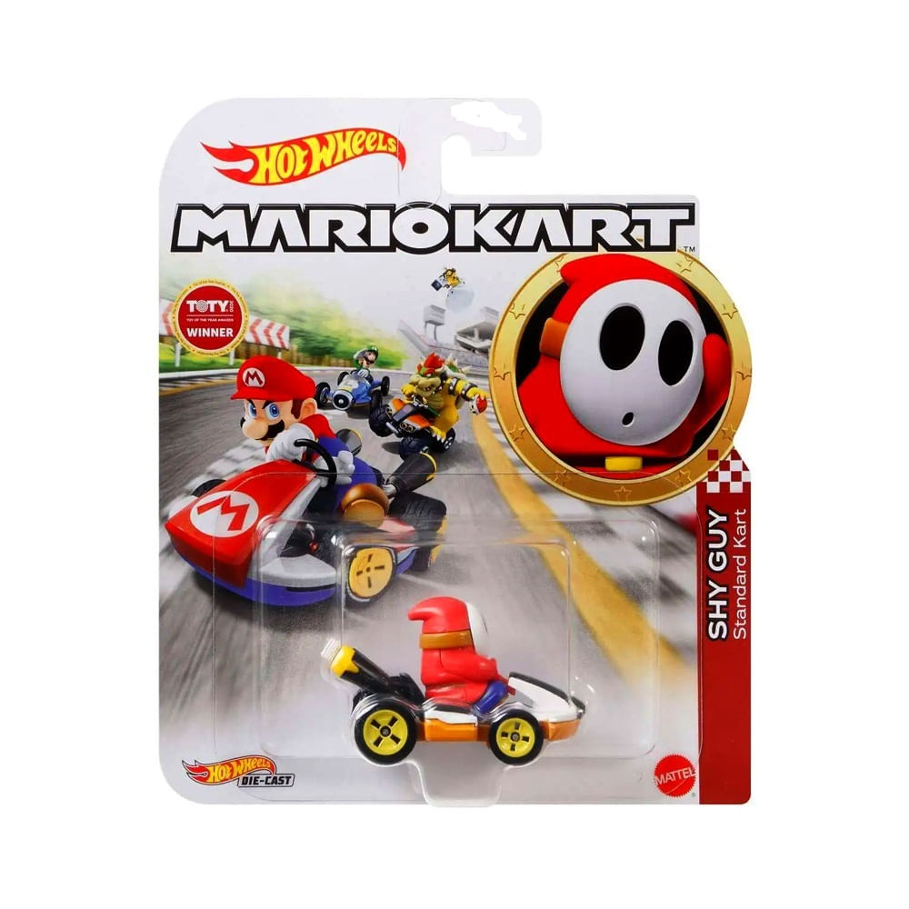 Hot Wheels Mario Kart Shy Guy - Mattel - Imagem 2
