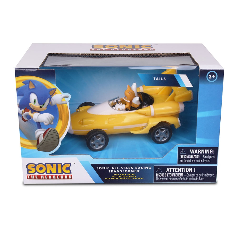 Sonic Carro Pull Back Tails - Fun Divirta-se - Imagem 2