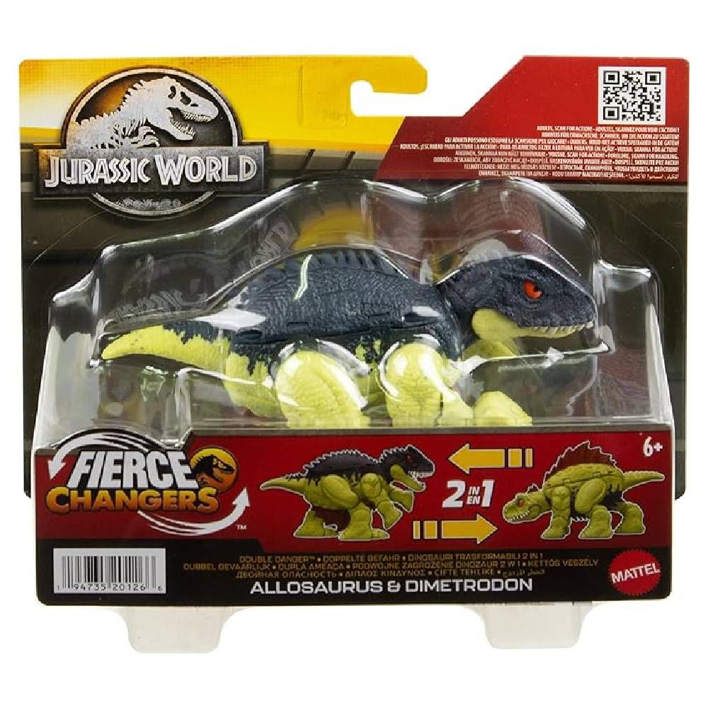 Jurassic World Allosaurus & Dimetrodon - Mattel - Imagem 4