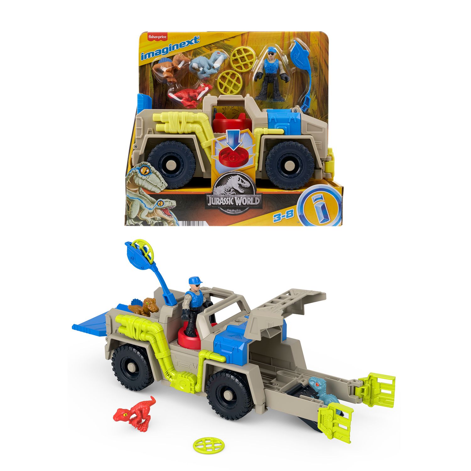 Imaginext Jurassic World Veículo Rastreadora - Mattel - Imagem 3