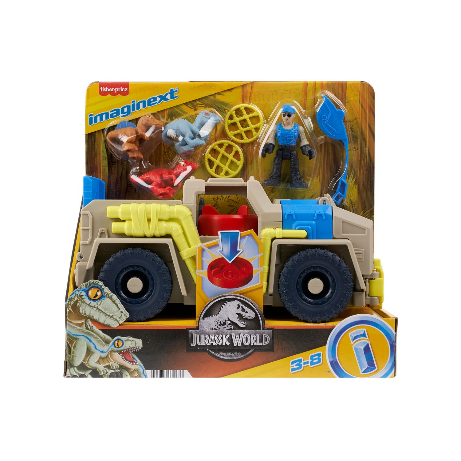Imaginext Jurassic World Veículo Rastreadora - Mattel - Imagem 4