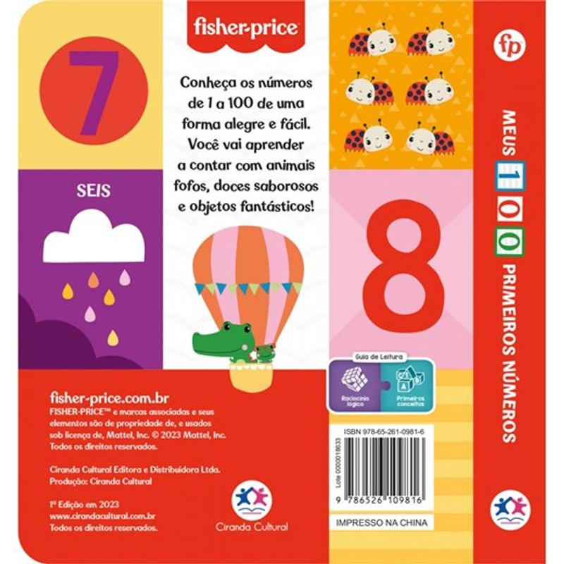 Fisher-Price Meus 100 Primeiros Números - Ciranda Cultural - Imagem 2
