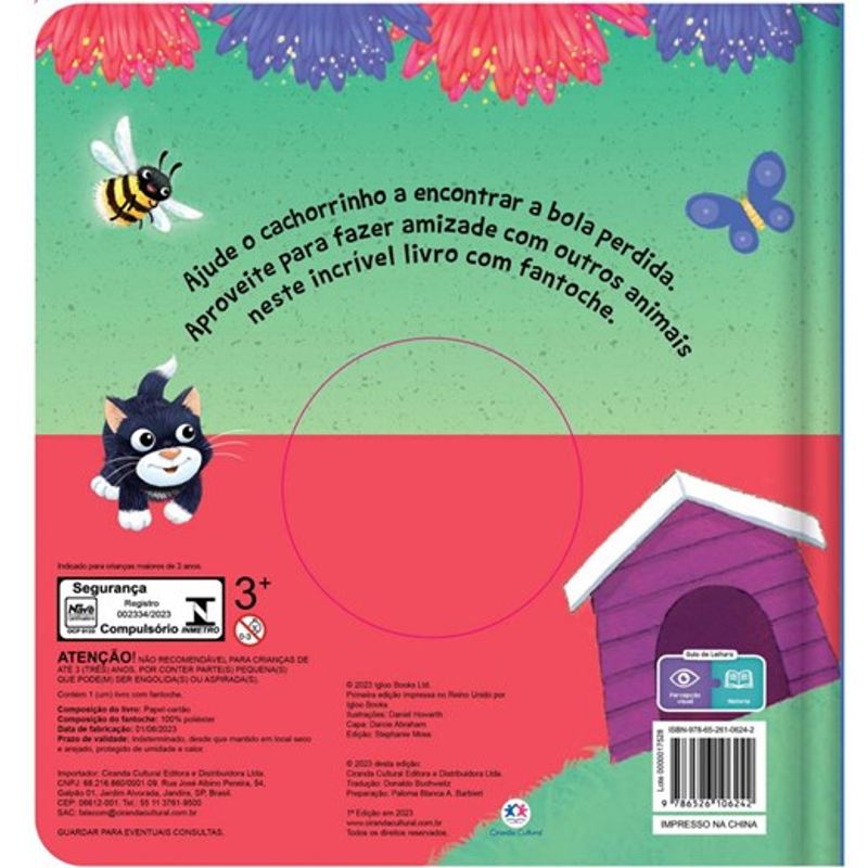 Livro Fantoche Cachorrinho - Ciranda Cultural - Imagem 2