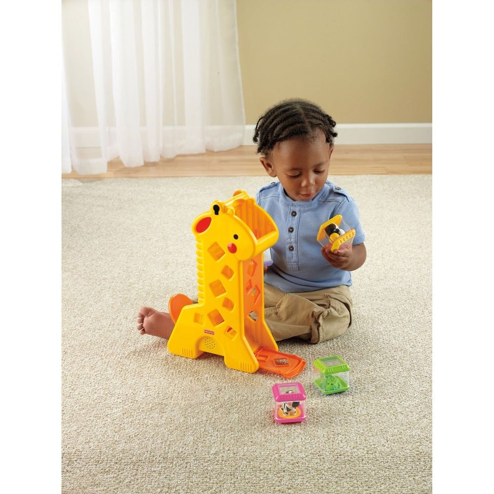 Fisher-Price Girafa com Blocos Peek a Blocks - Mattel - Imagem 4