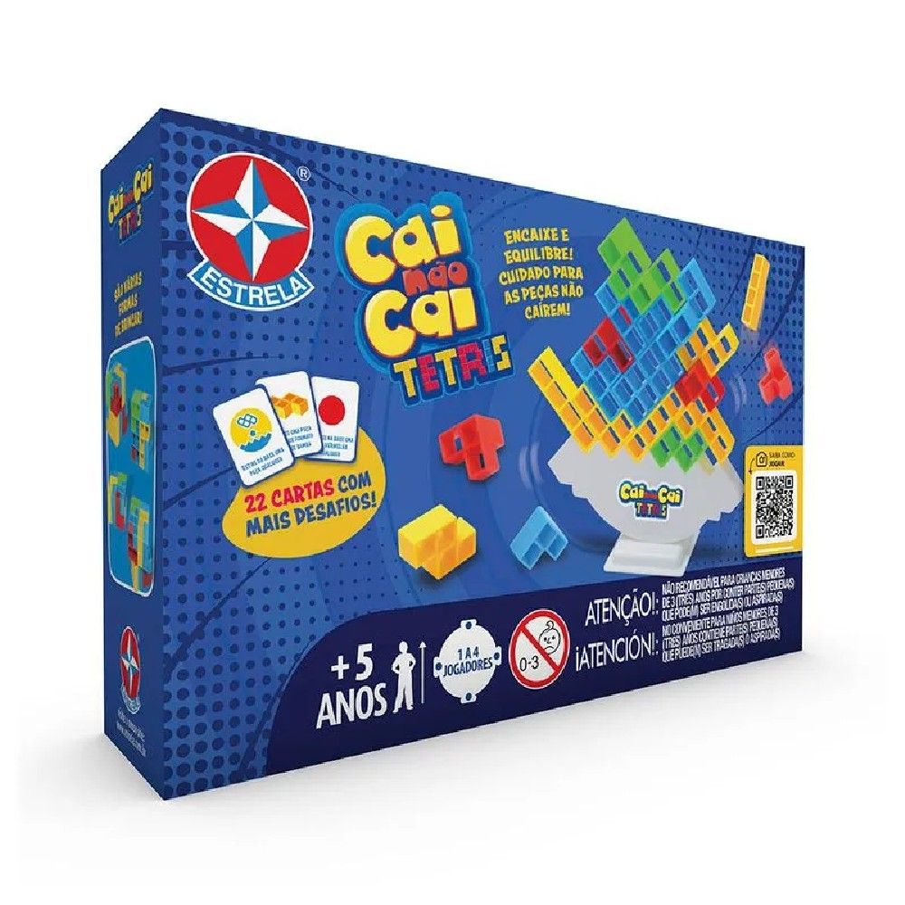 Jogo Cai Não Cai Tetris - Estrela