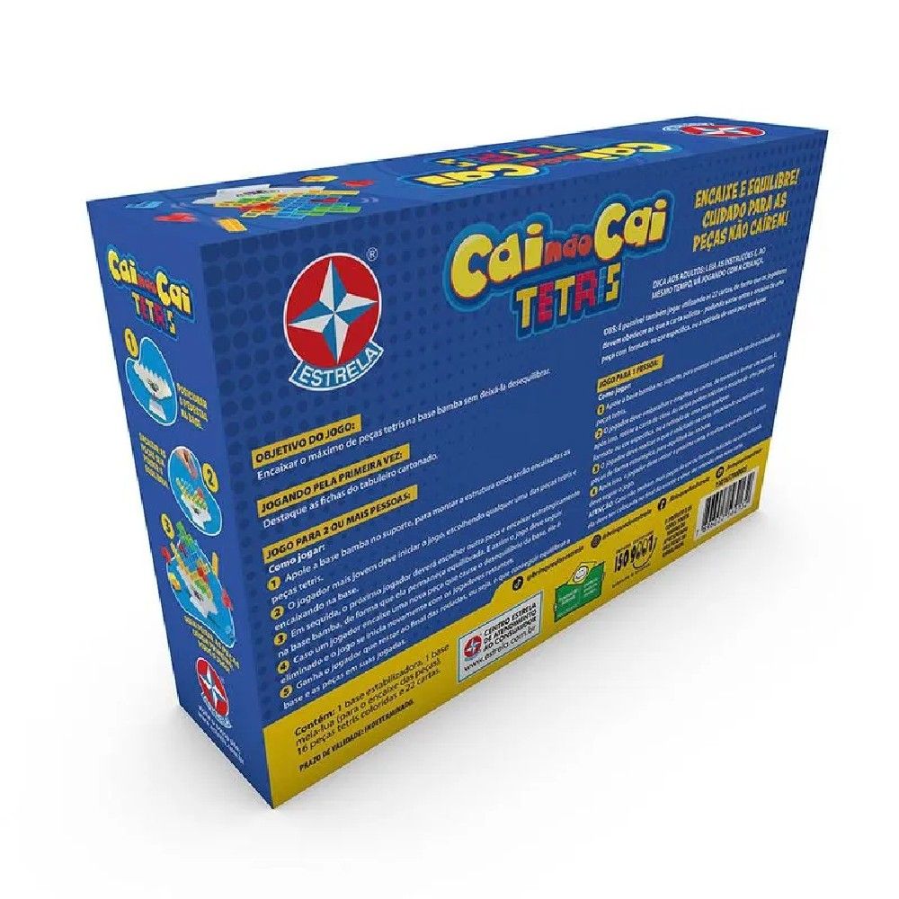 Jogo Cai Não Cai Tetris - Estrela - Imagem 5