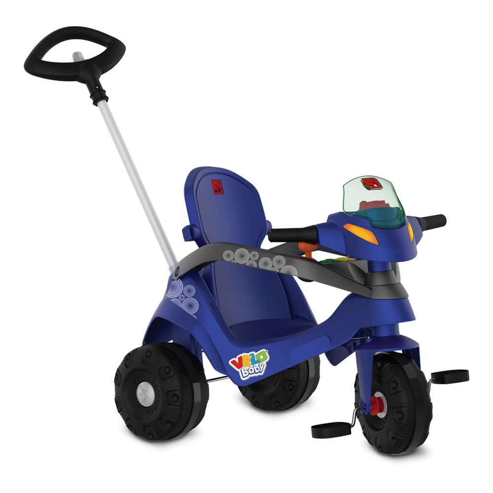 Velobaby Reclinável com Capota Passeio Azul - Bandeirante - Imagem 3