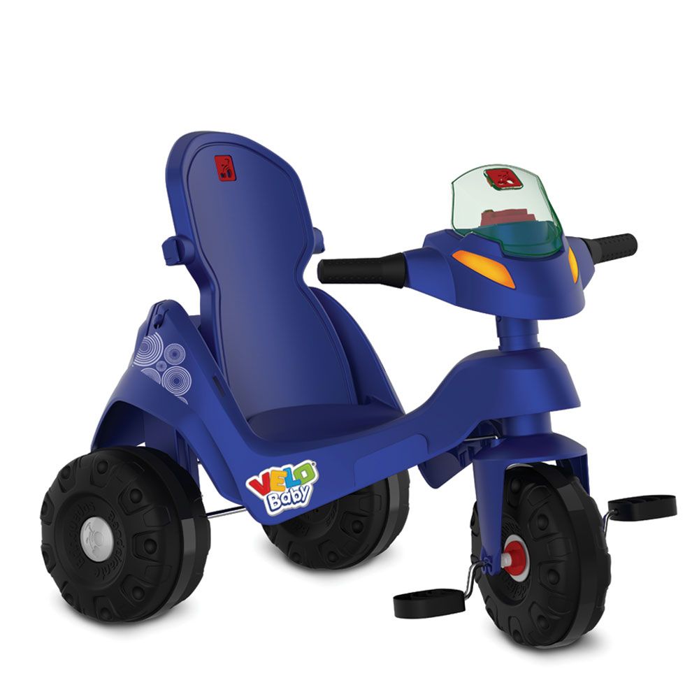 Velobaby Reclinável com Capota Passeio Azul - Bandeirante - Imagem 4