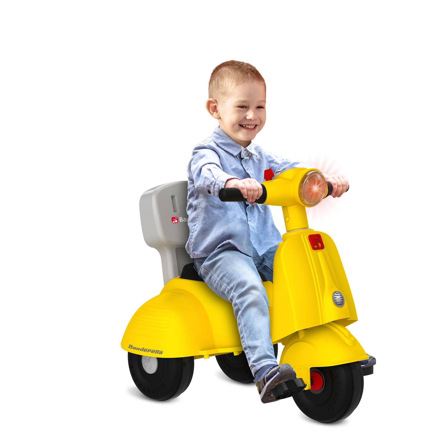 Triciclo Banderetta com Capota Passeio Amarelo - Bandeirante - Imagem 6