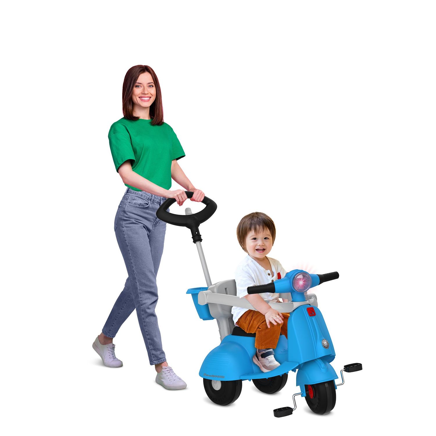 Triciclo Banderetta Passeio Pedal Azul - Bandeirante - Imagem 7