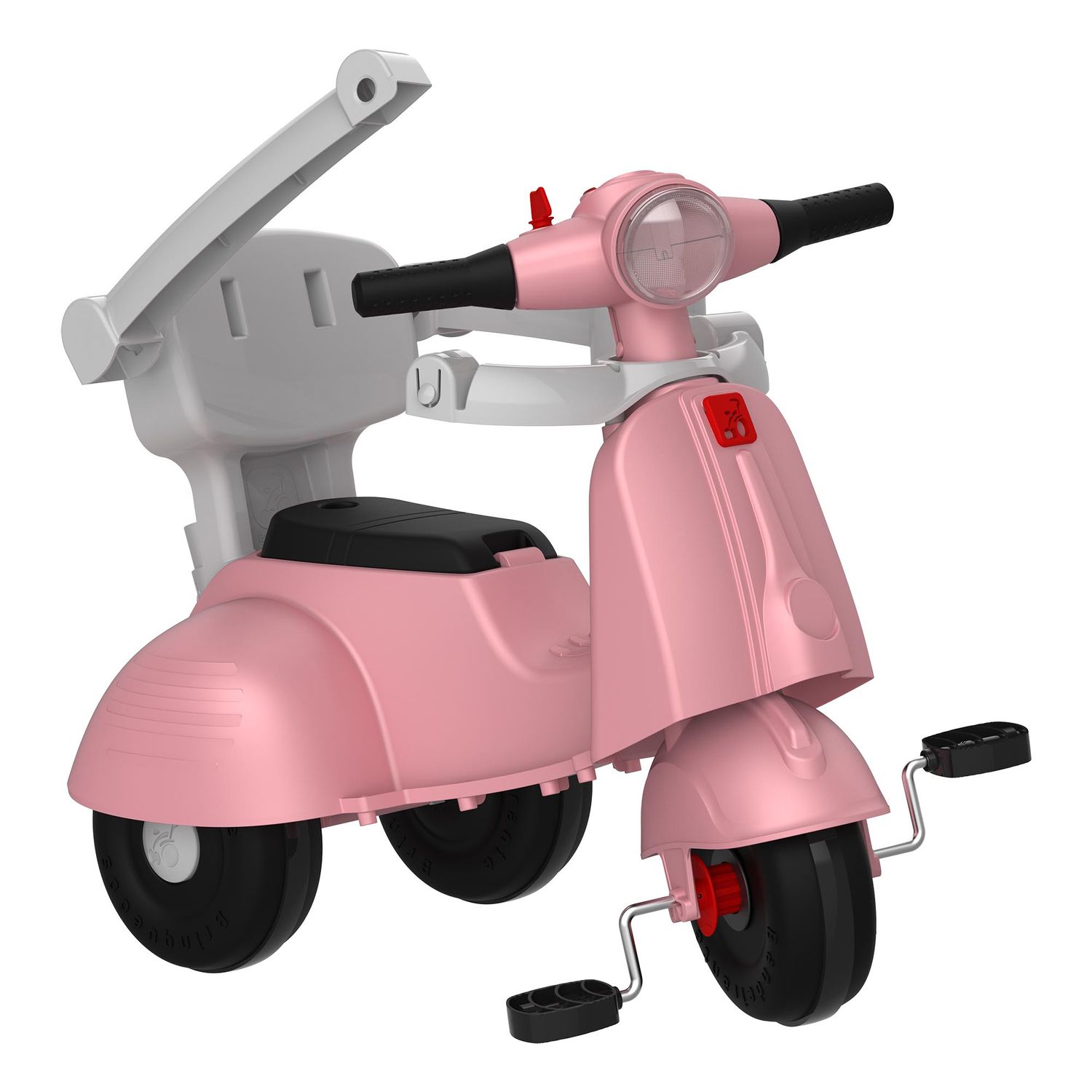 Triciclo Banderetta Passeio Pedal Rosa - Bandeirante - Imagem 2