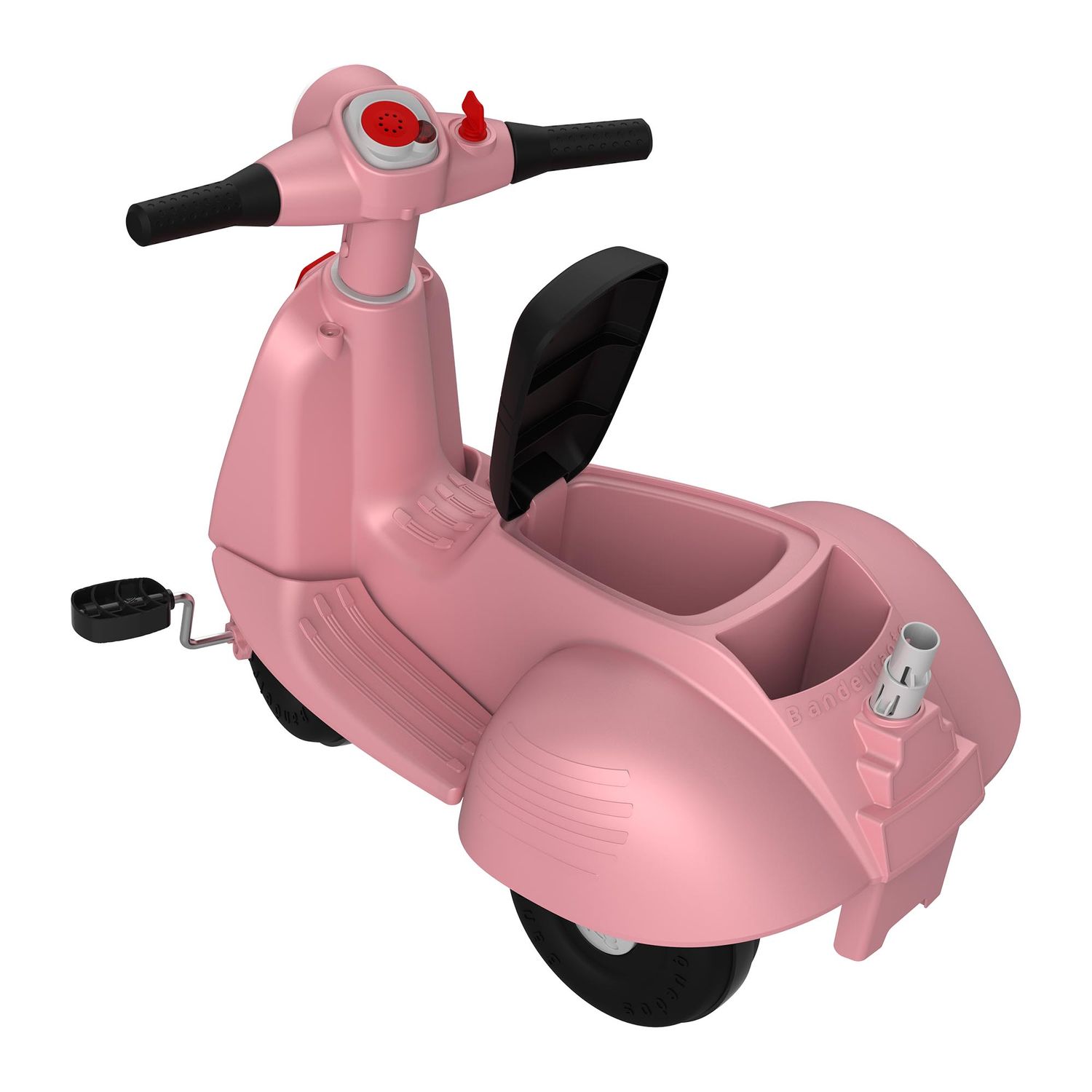 Triciclo Banderetta Passeio Pedal Rosa - Bandeirante - Imagem 3