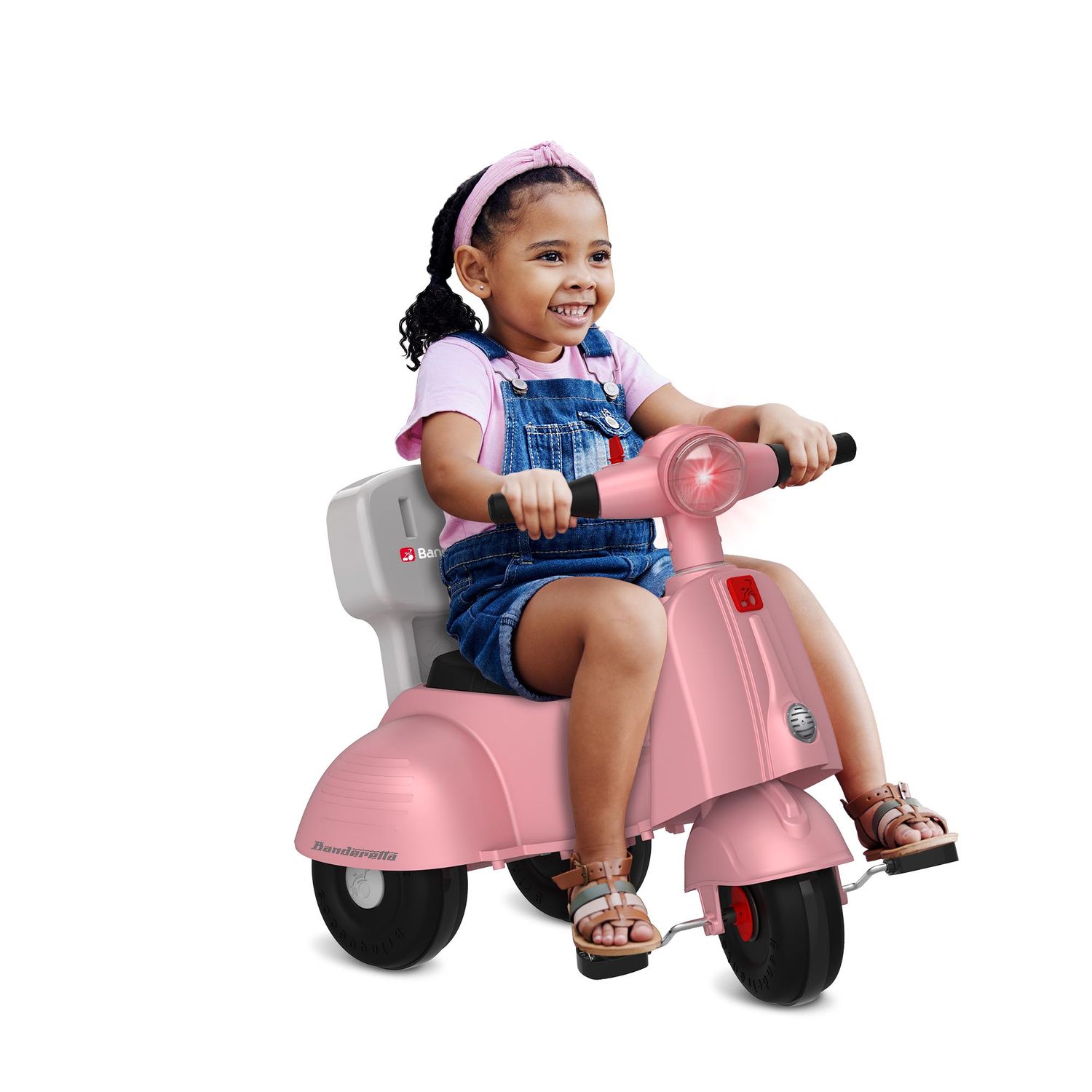Triciclo Banderetta Passeio Pedal Rosa - Bandeirante - Imagem 6
