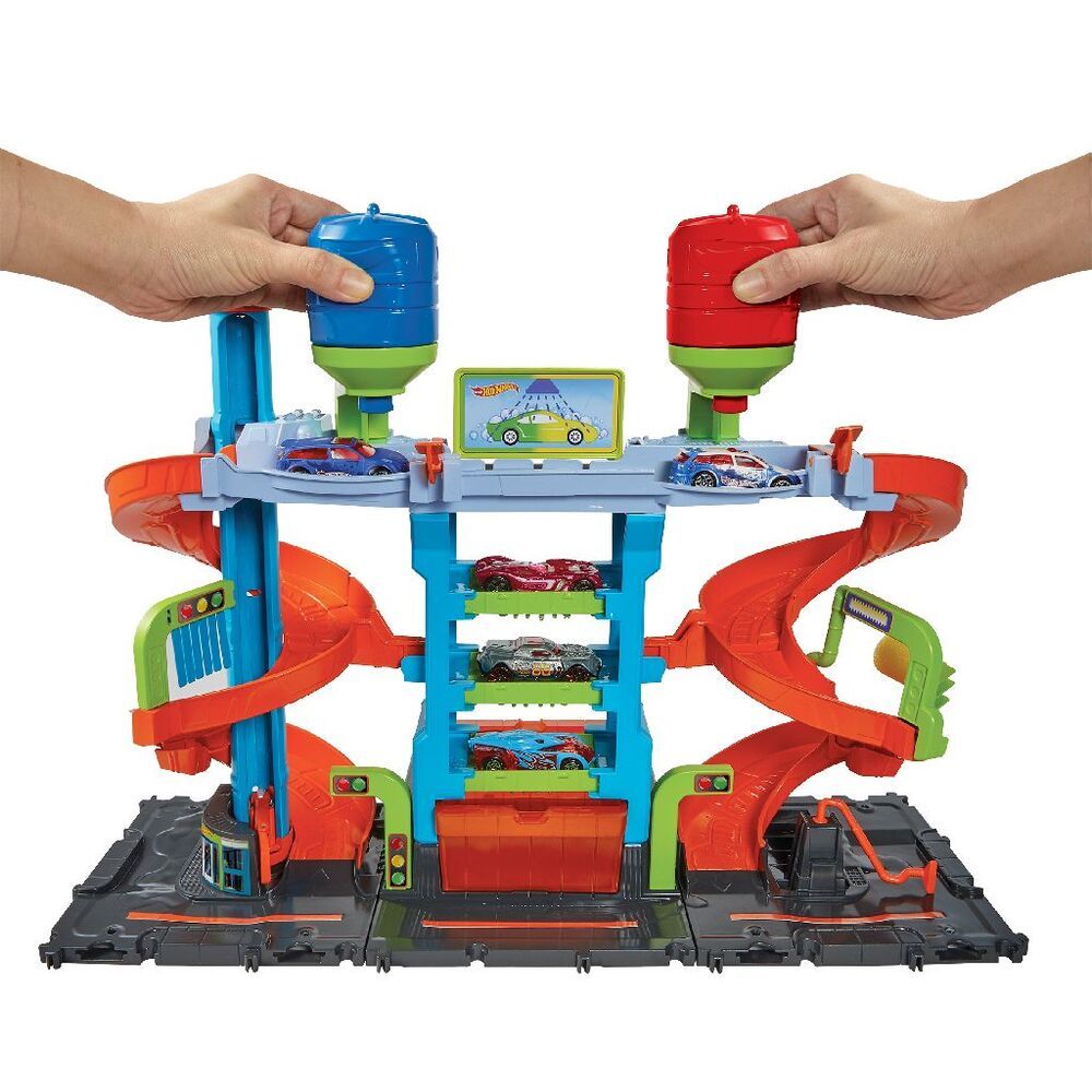Hot Wheels City Mega Tower Car Wash - Mattel - Imagem 4