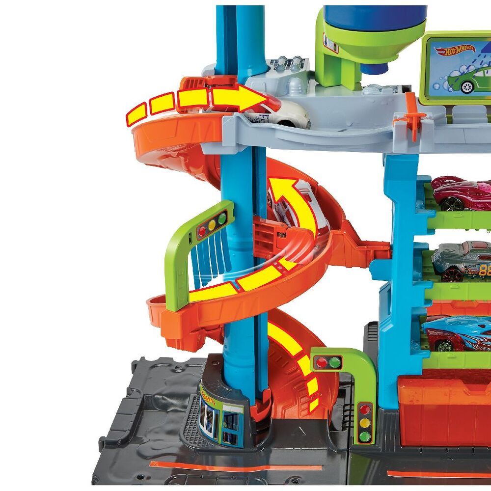 Hot Wheels City Mega Tower Car Wash - Mattel - Imagem 6