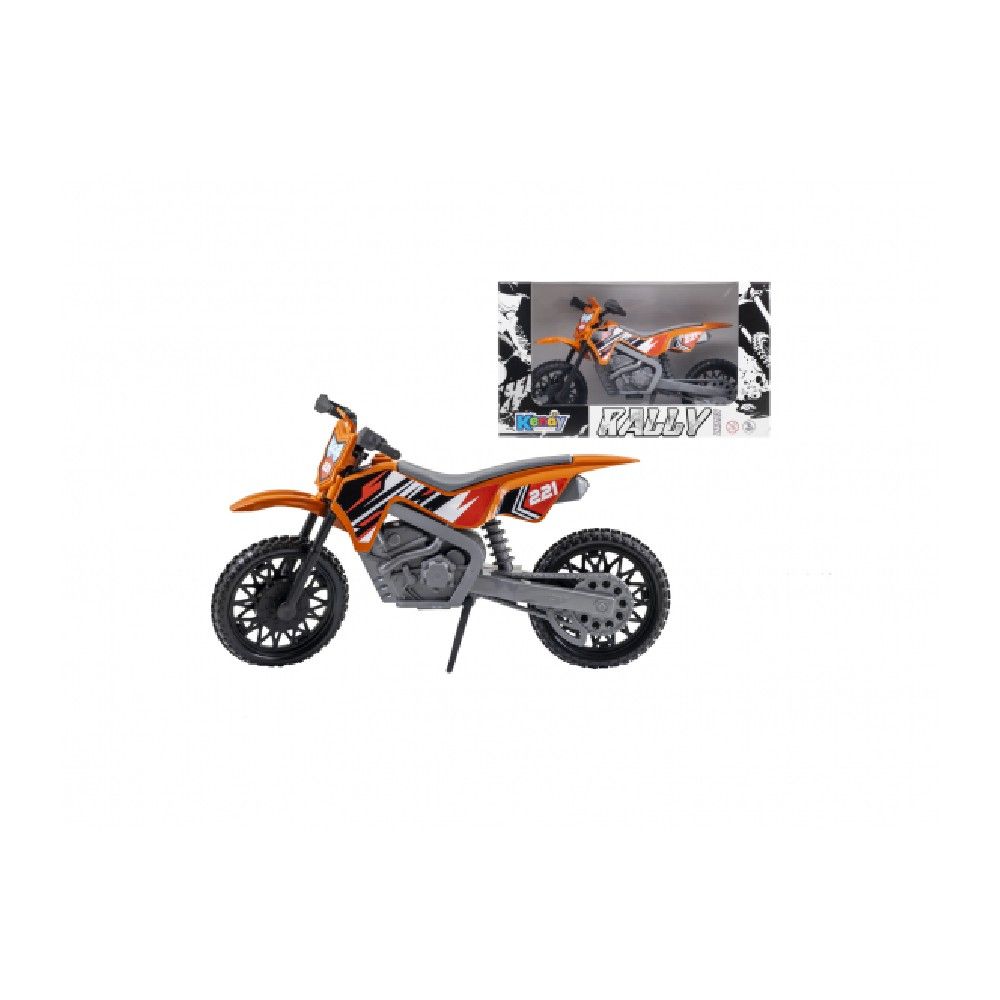 Moto de Brinquedo Rally Cross Laranja - Kendy - Imagem 2