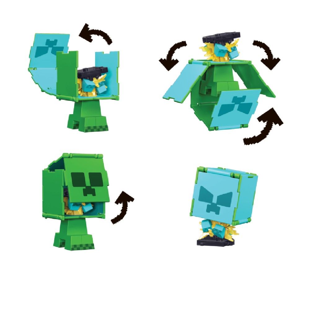 Minecraft Flippin Creeper e Creeper Carregado - Mattel - Imagem 3