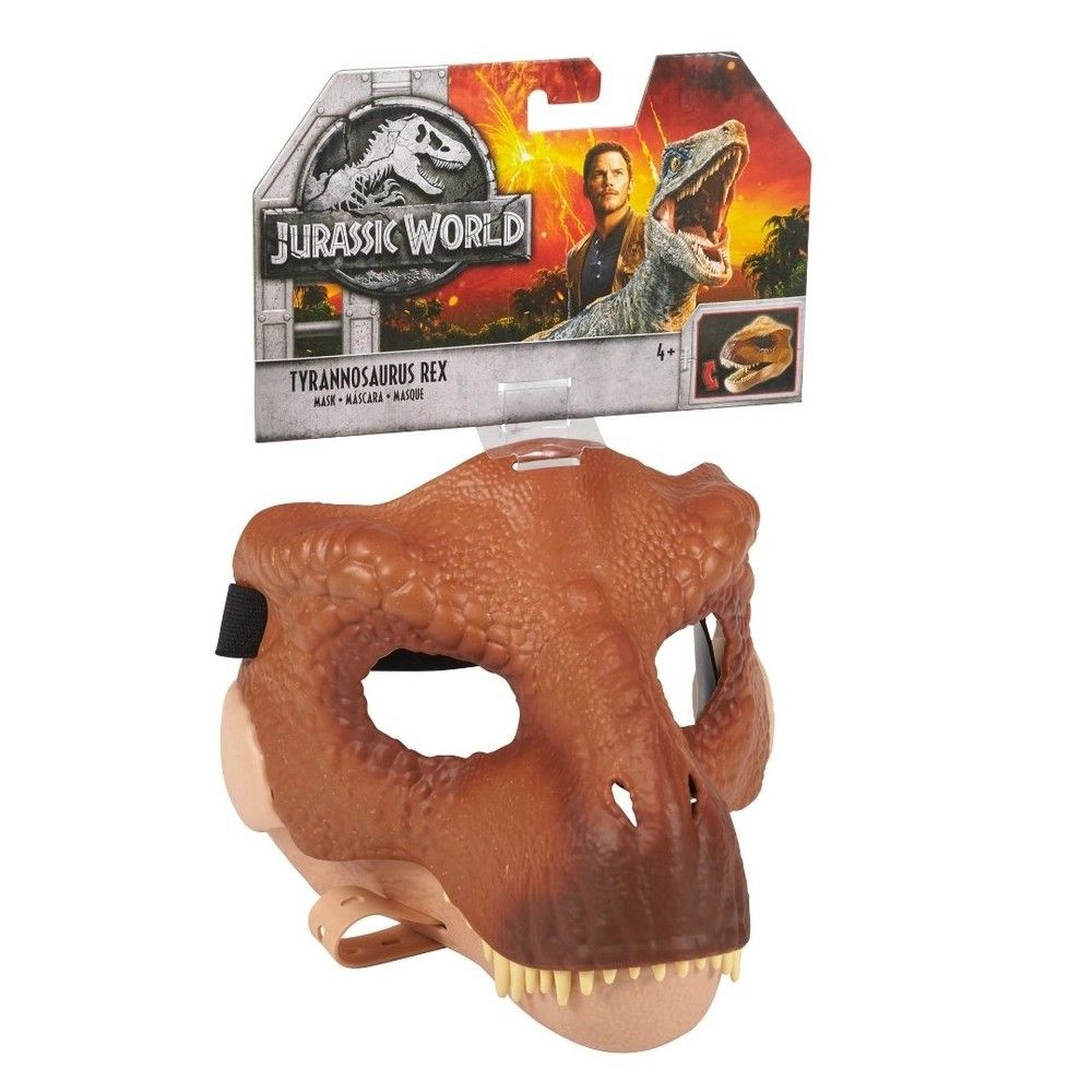 Jurassic World Máscara Tiranosssauro Rex - Mattel - Imagem 3